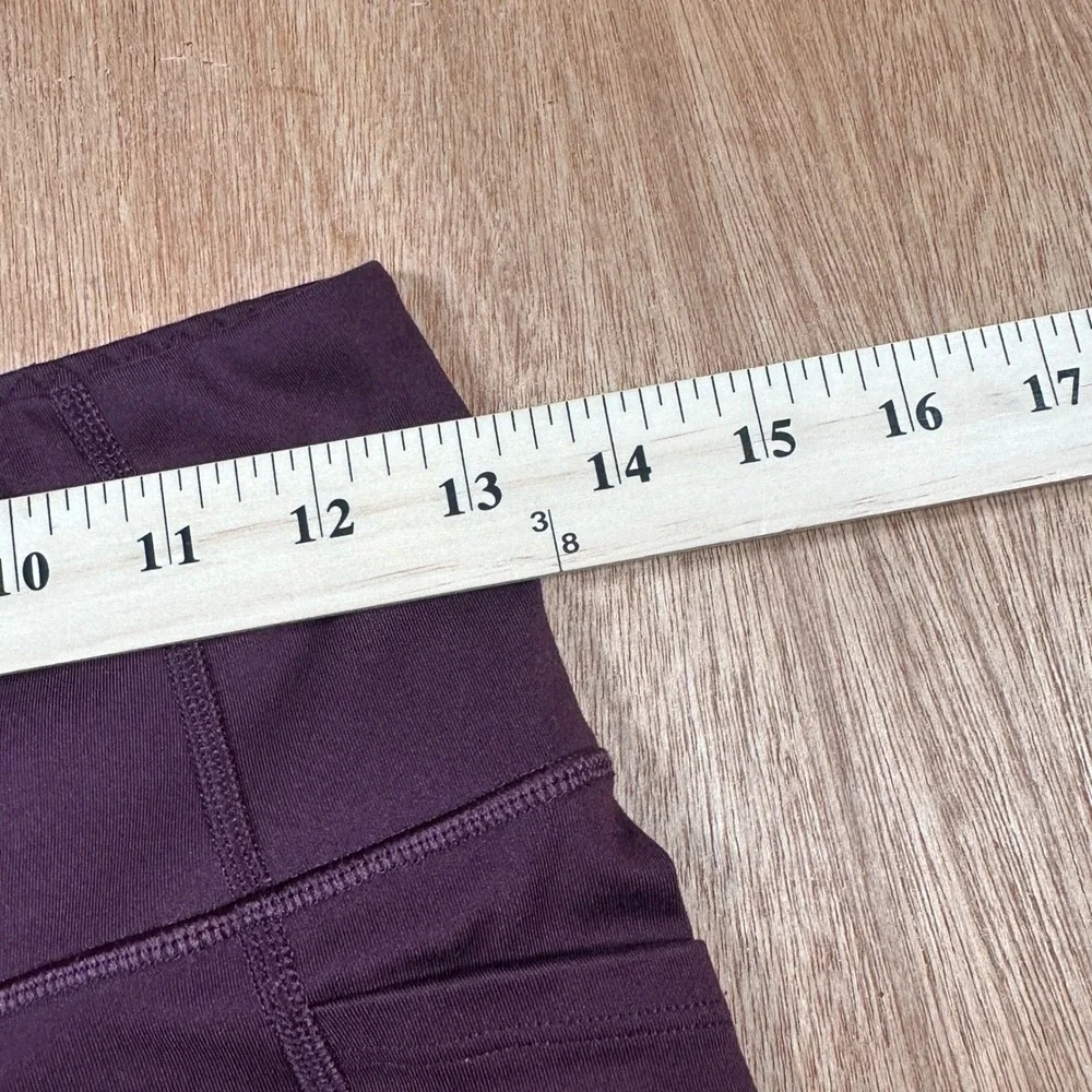 Victoria's Secret Leggings Women 8 Purple Activewear Pockets High Rise Stretch
